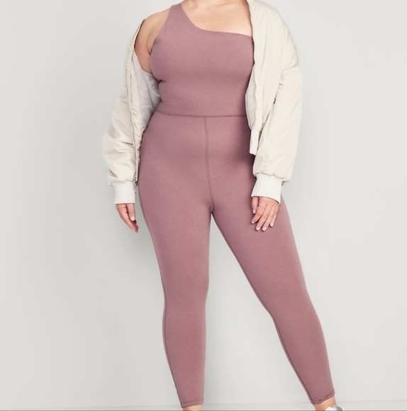 Old Navy One Shoulder Powerchill 7/8 Length Bodysuit 3X - Picture 1 of 9